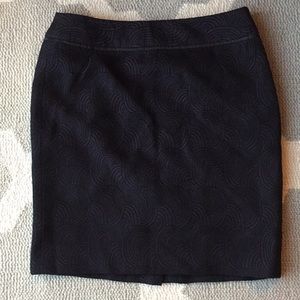 Ann Taylor Skirts - Ann Taylor embroidered purple & black mini skirt Ann Taylor Skirts - Ann Taylor embroidered purple & black mini skirt